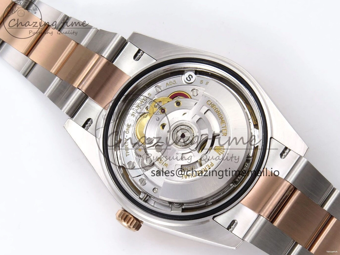 1:1 126331 Bracelet RG 904L DateJust Oyster SH3235（Gain on SS RG 41 Best Edition Steel Weight） Diamonds Dial ARF 0414